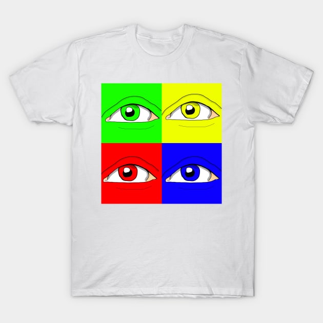 Pop art eyes T-Shirt by DARNA